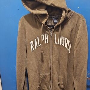 Ralph Lauren Army Green Hoodie Sz L